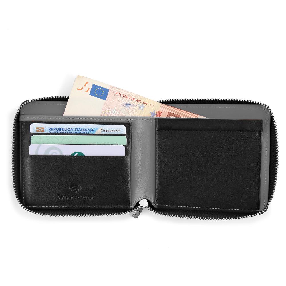Roncato Portafoglio con portamonete taormina nero/grigio Negozio Online Roncato Qualità