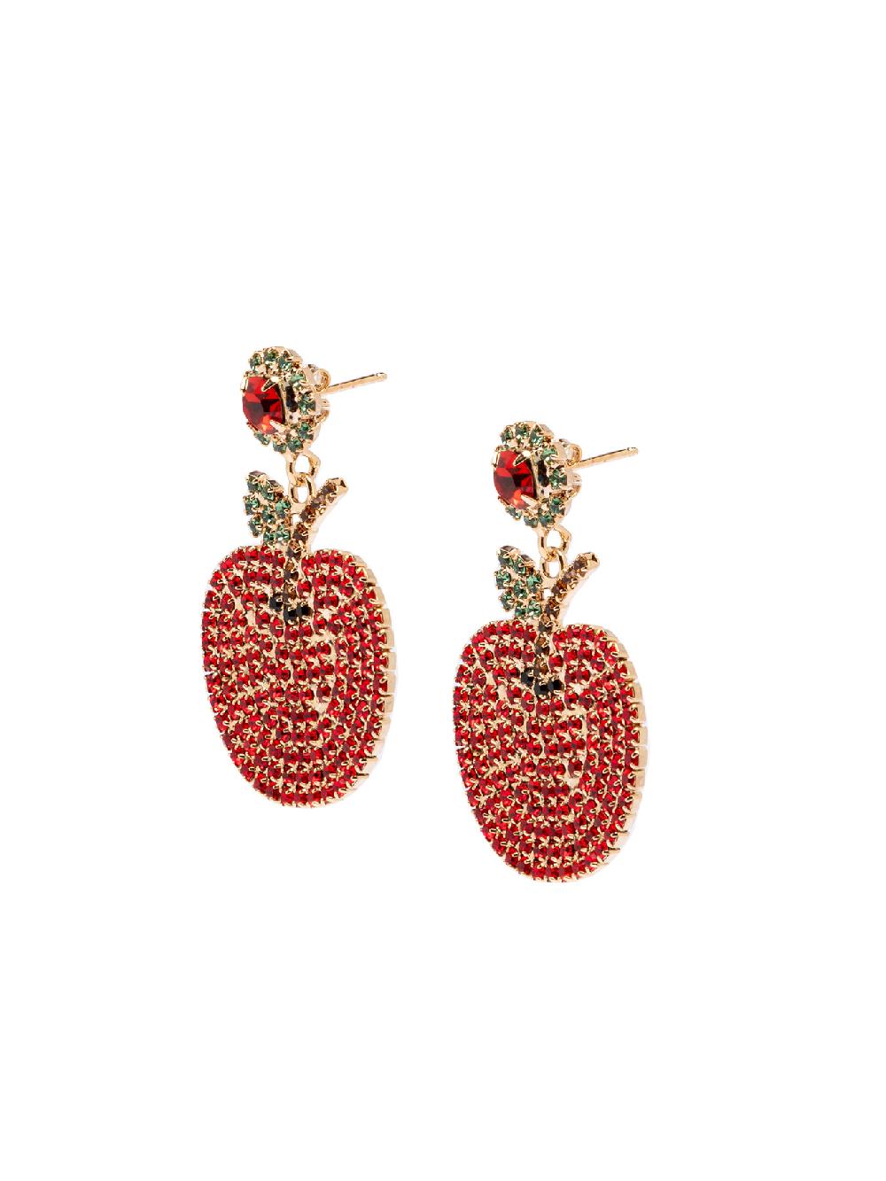 Rosantica Cornucopia Red Earrings Vendita Calda
