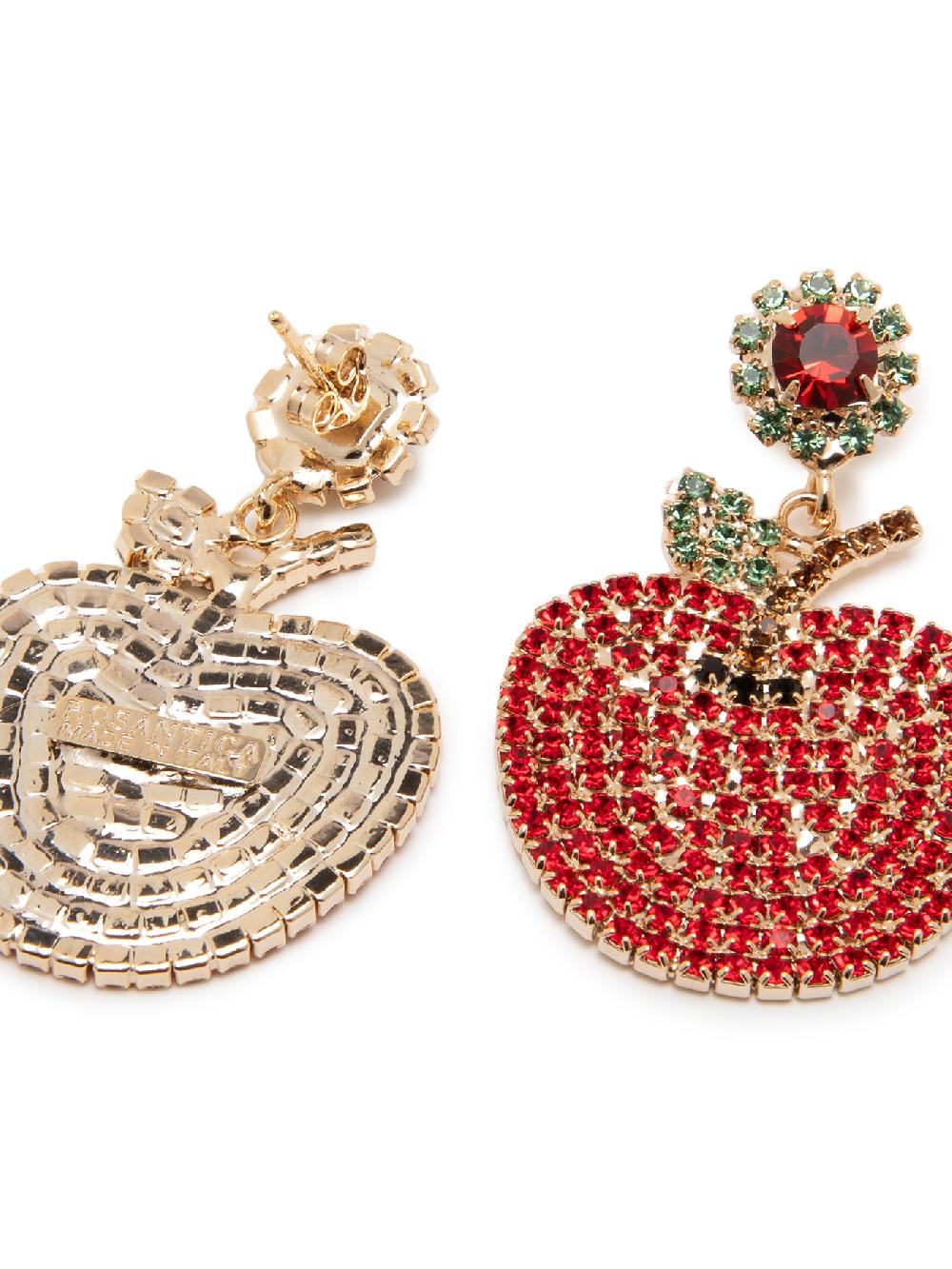 Rosantica Cornucopia Red Earrings Vendita Calda