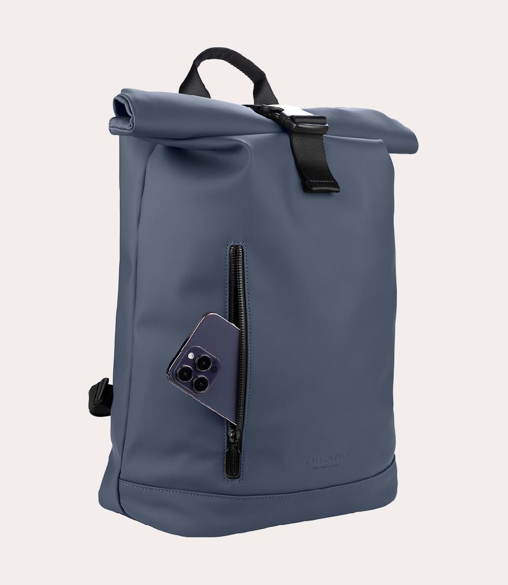 Tucano Zaino con chiusura arrotolabile per laptop 15.6" e MacBook Pro 16" Consegna Veloce