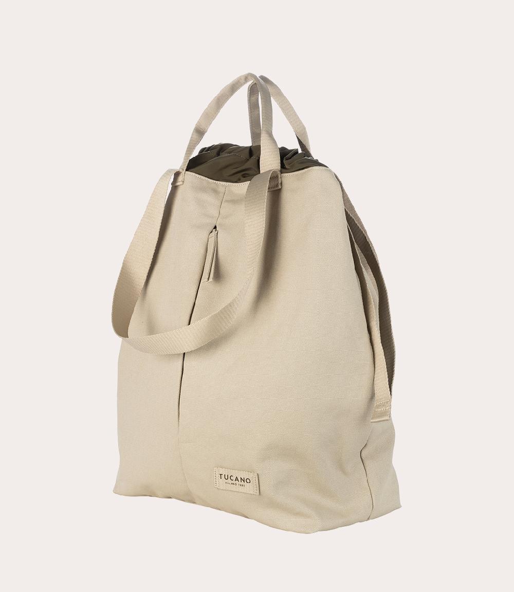 Tucano Borsa shopper verticale in canvas Outlet