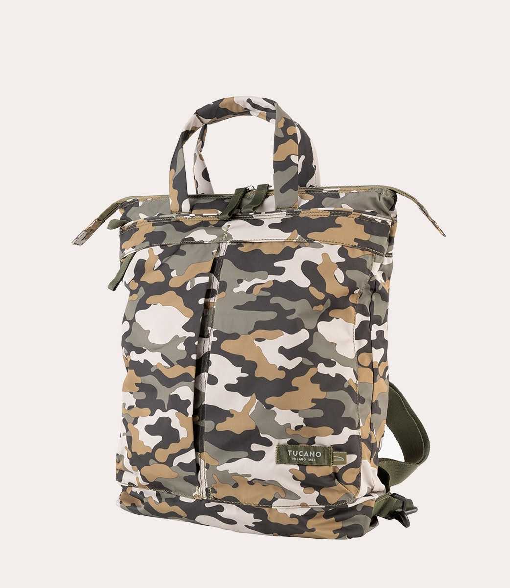 Tucano Shopper zainabile in materiale riciclato dalla plastica Saldi Di Fabbrica