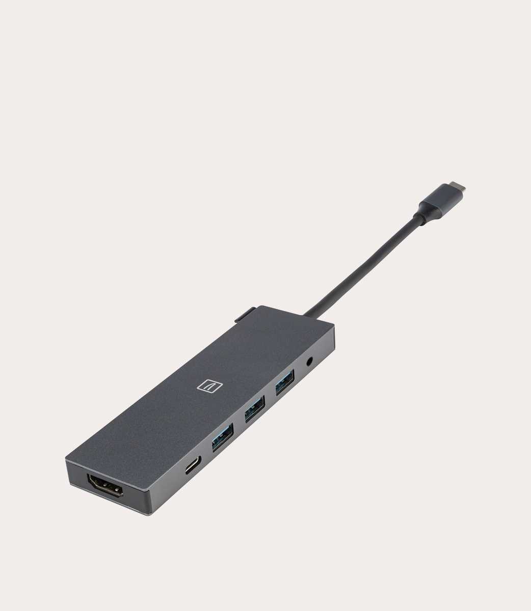 Tucano Hub type-C 6-in-1 con 1 HDMI + 3 USB 3.0 + 1 USB-PD + Audio 3.5 mm 2025