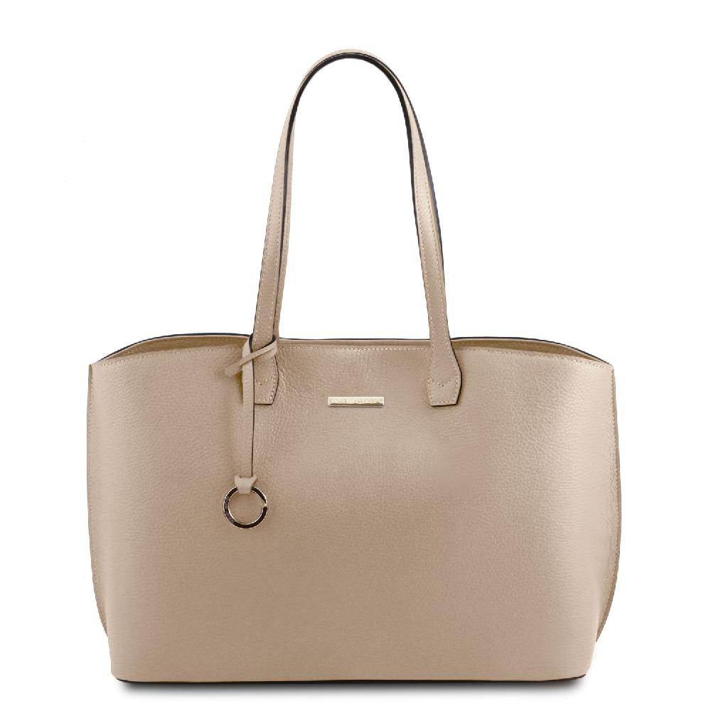 Tuscany Leather Leather Shopping bag In Vendita