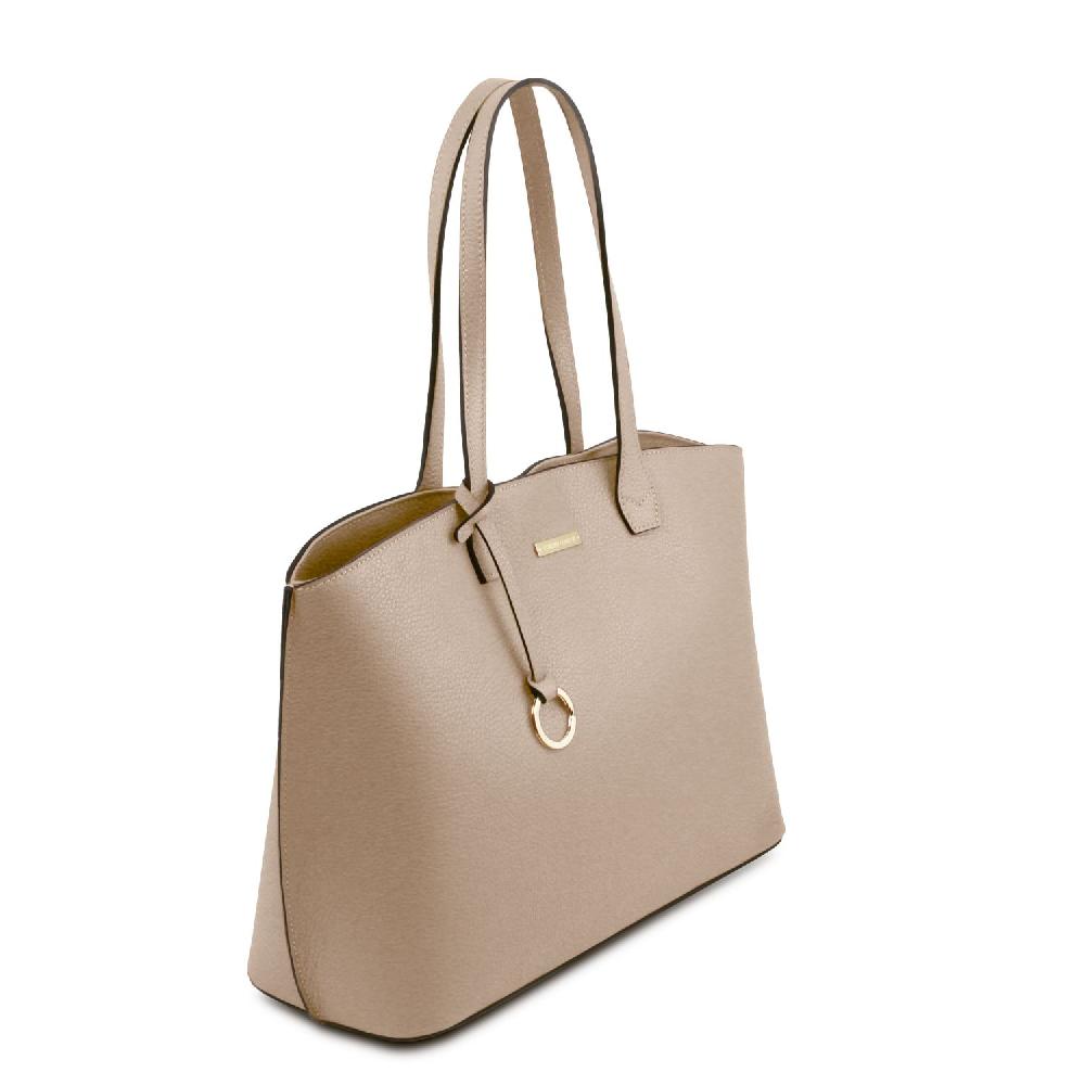Tuscany Leather Leather Shopping bag In Vendita