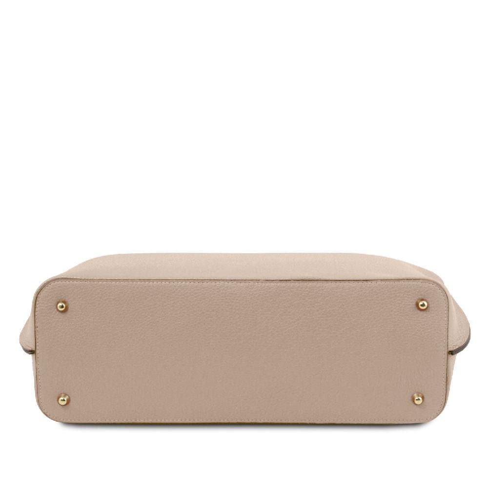 Tuscany Leather Leather Shopping bag In Vendita