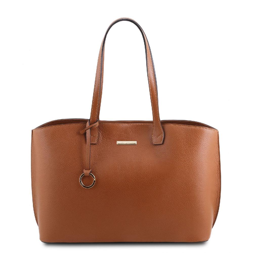 Tuscany Leather Leather Shopping bag Saldi