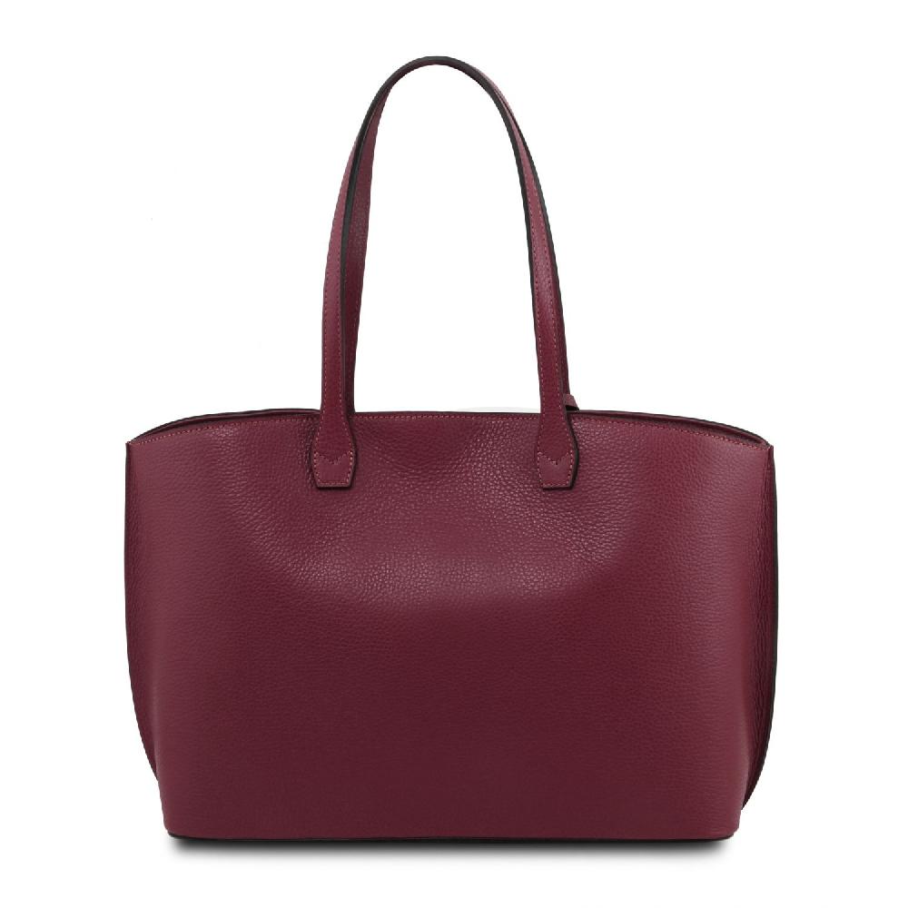Tuscany Leather Leather Shopping bag Saldi Di Fabbrica
