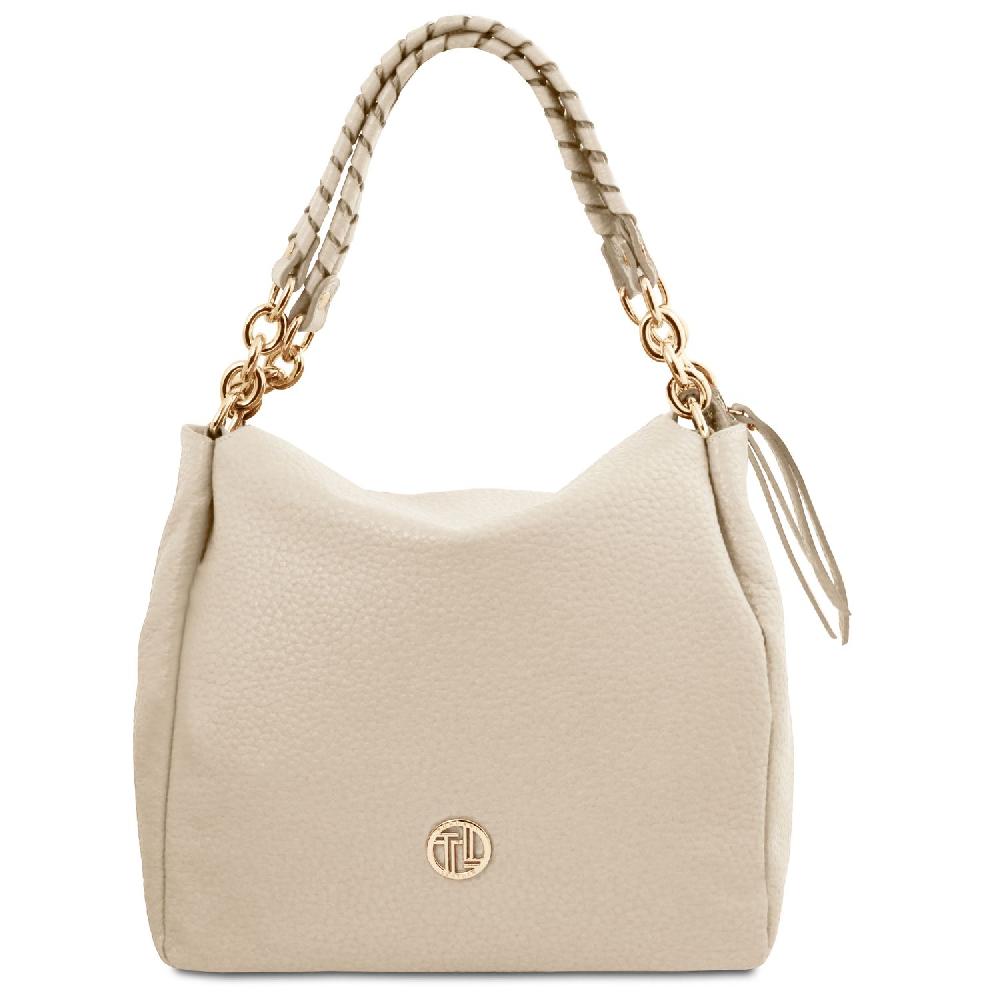 Tuscany Leather Soft Leather Shopping bag Vendite Flash