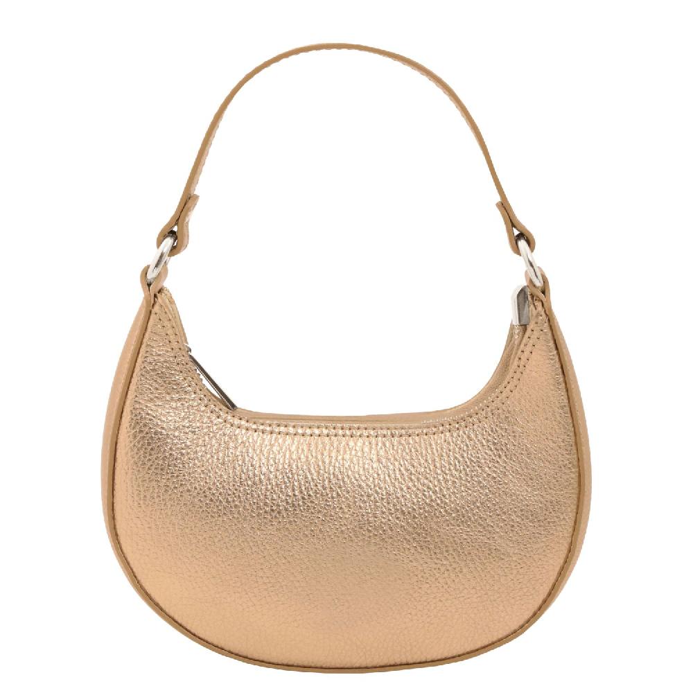 Tuscany Leather Metallic Leather Handbag With Chain Strap Offerta