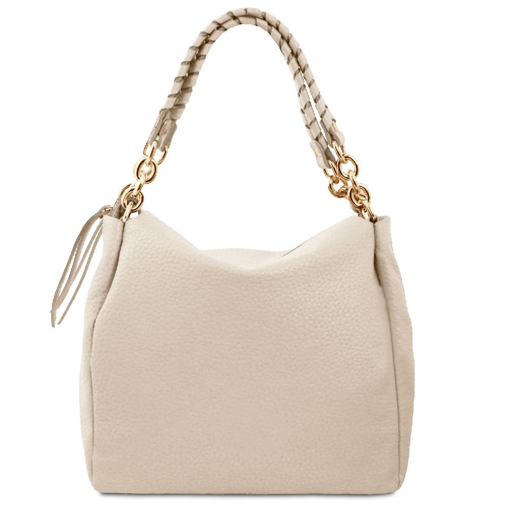 Tuscany Leather Shopping Tasche aus Weichem Leder Italy