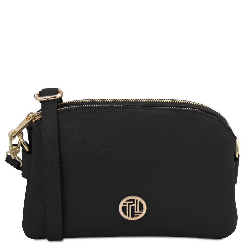 Tuscany Leather Umhängetasche aus Weichem Leder Negozi Online