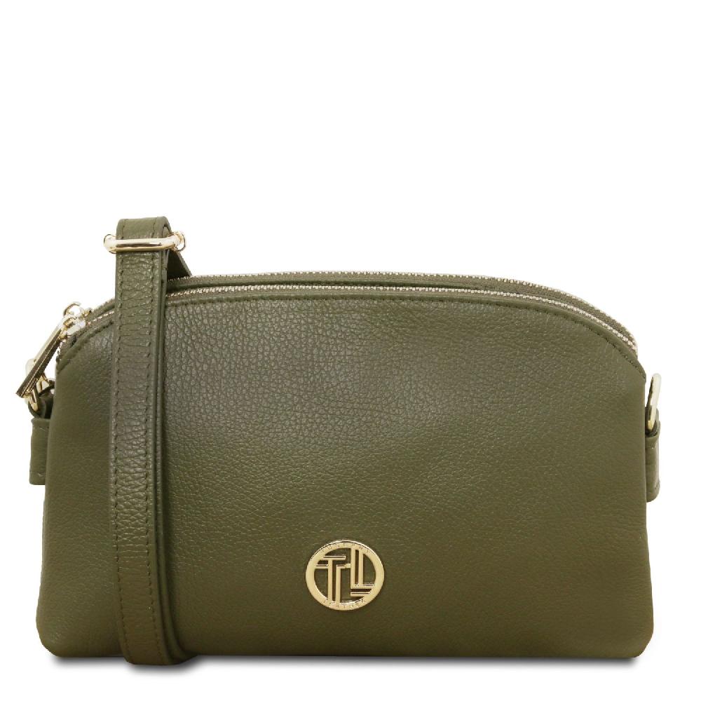 Tuscany Leather Umhängetasche aus Weichem Leder Promozione Limitata
