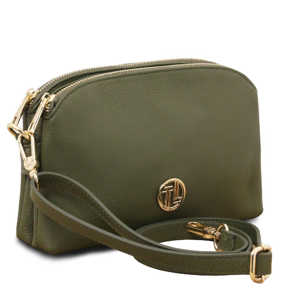 Tuscany Leather Umhängetasche aus Weichem Leder Promozione Limitata