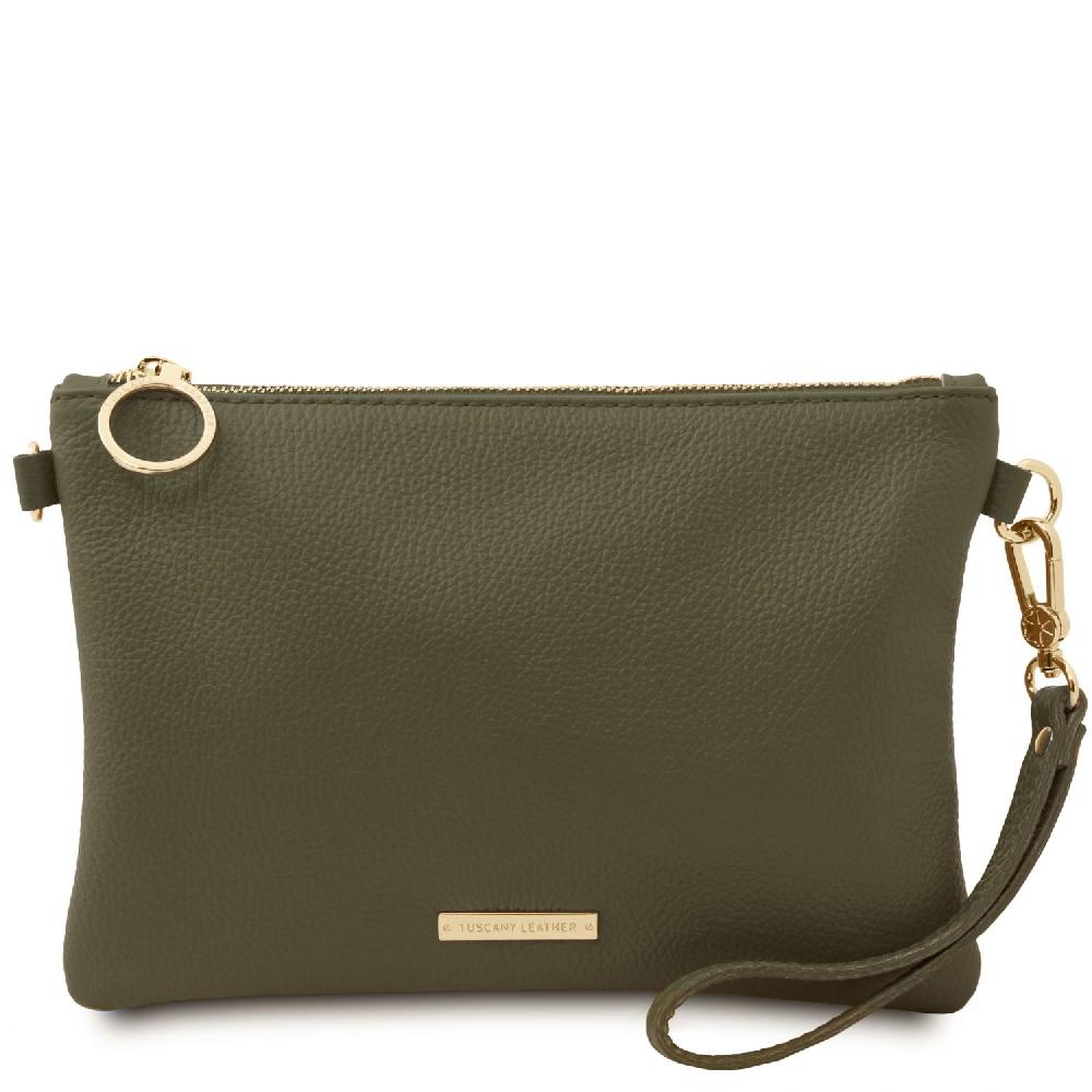 Tuscany Leather Clutch aus Weichem Leder Economico