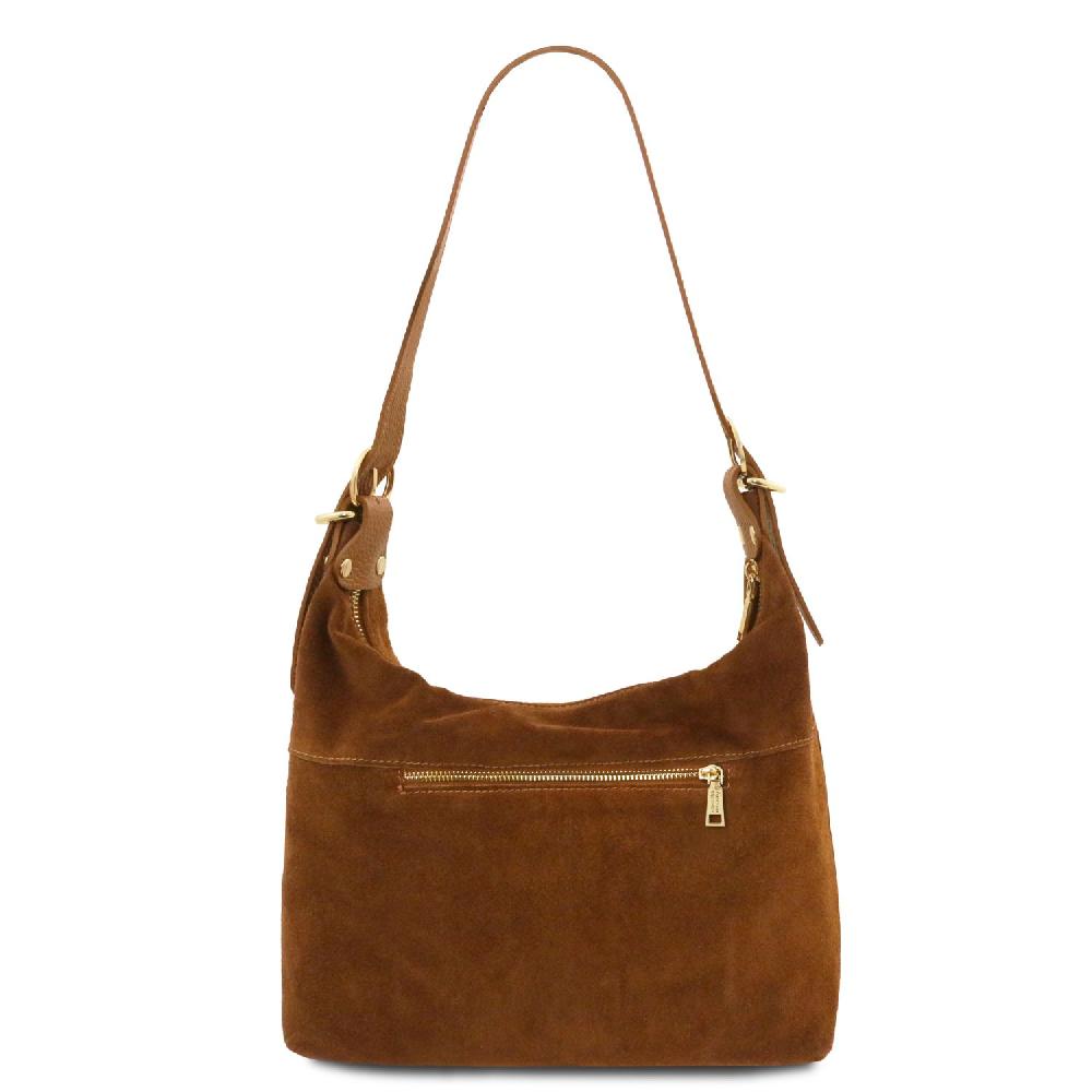 Tuscany Leather Schultertasche aus Wildleder Outlet