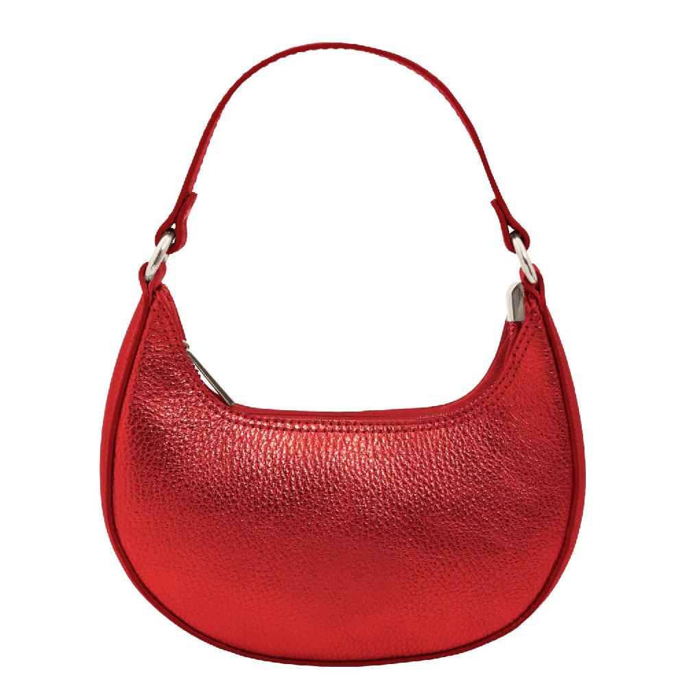 Tuscany Leather Handtasche aus Weichem Metallic-Leder mit Schulterkette Hotsell