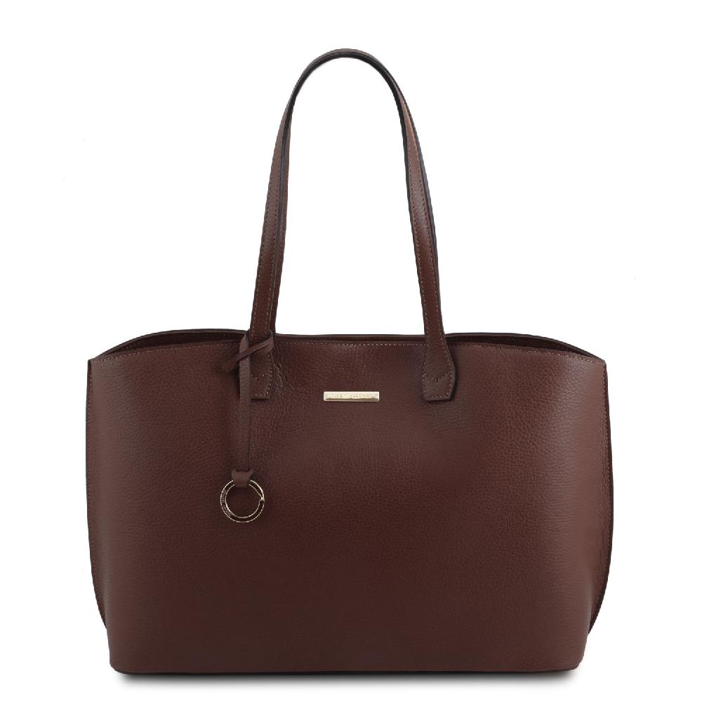 Tuscany Leather Leather Shopping bag In Linea