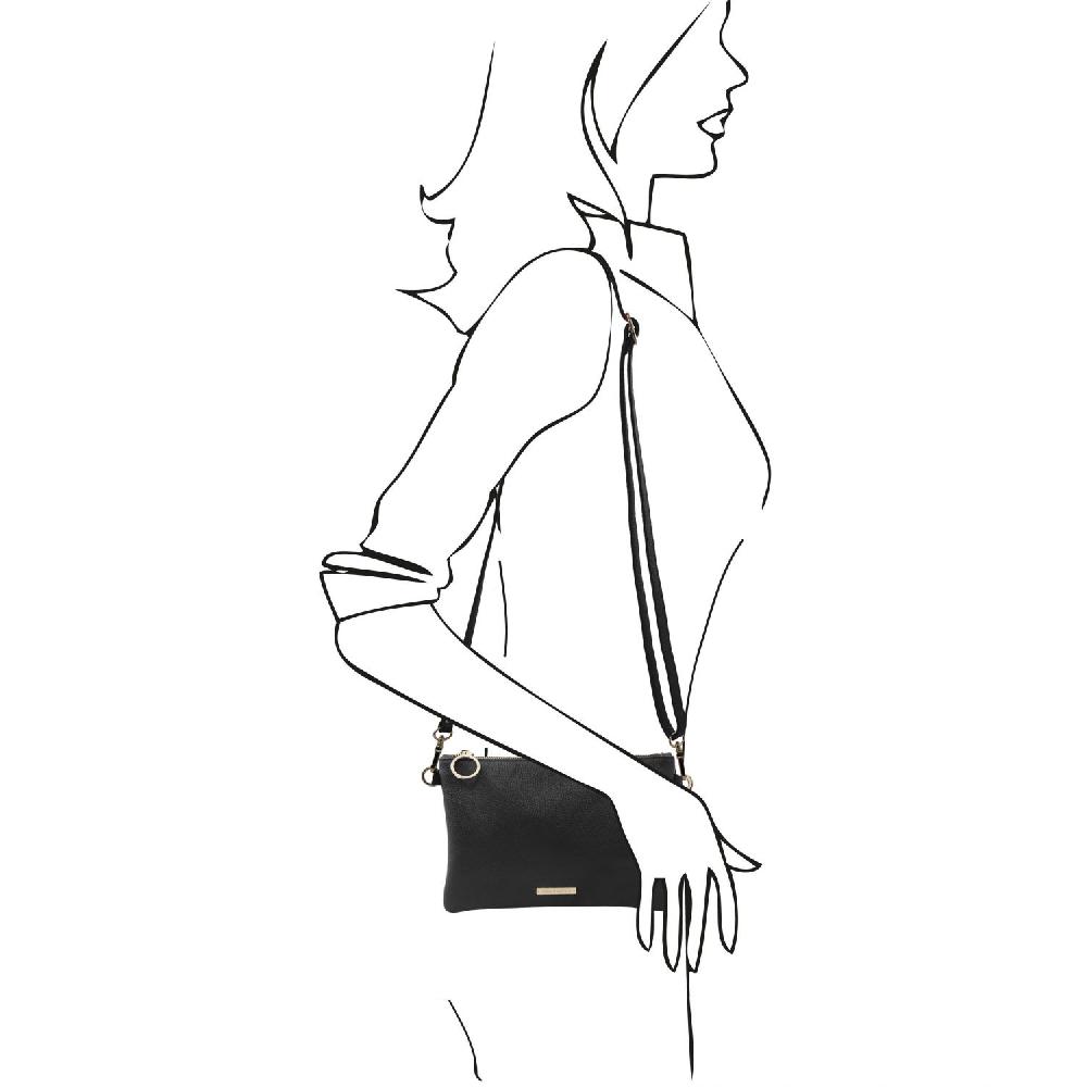 Tuscany Leather Soft Leather Clutch Offerte
