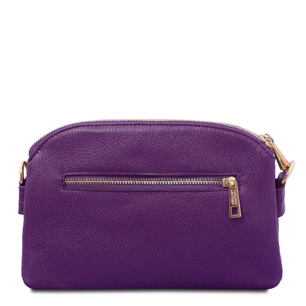 Tuscany Leather Bolso en Piel Suave con Bandolera Vendita Calda