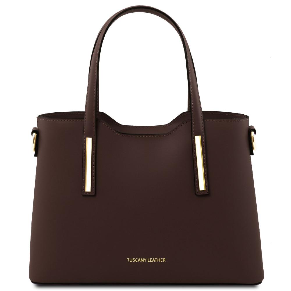 Tuscany Leather Borsa a Mano in Pelle - Misura Piccola Vendite Flash