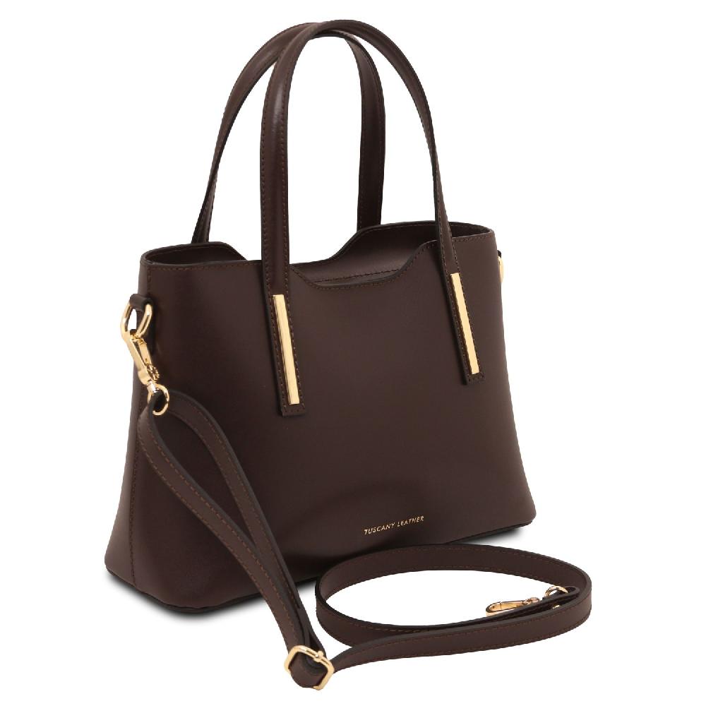 Tuscany Leather Borsa a Mano in Pelle - Misura Piccola Vendite Flash