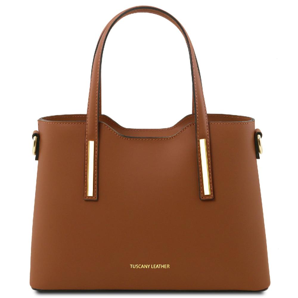 Tuscany Leather Borsa a Mano in Pelle - Misura Piccola Negozio