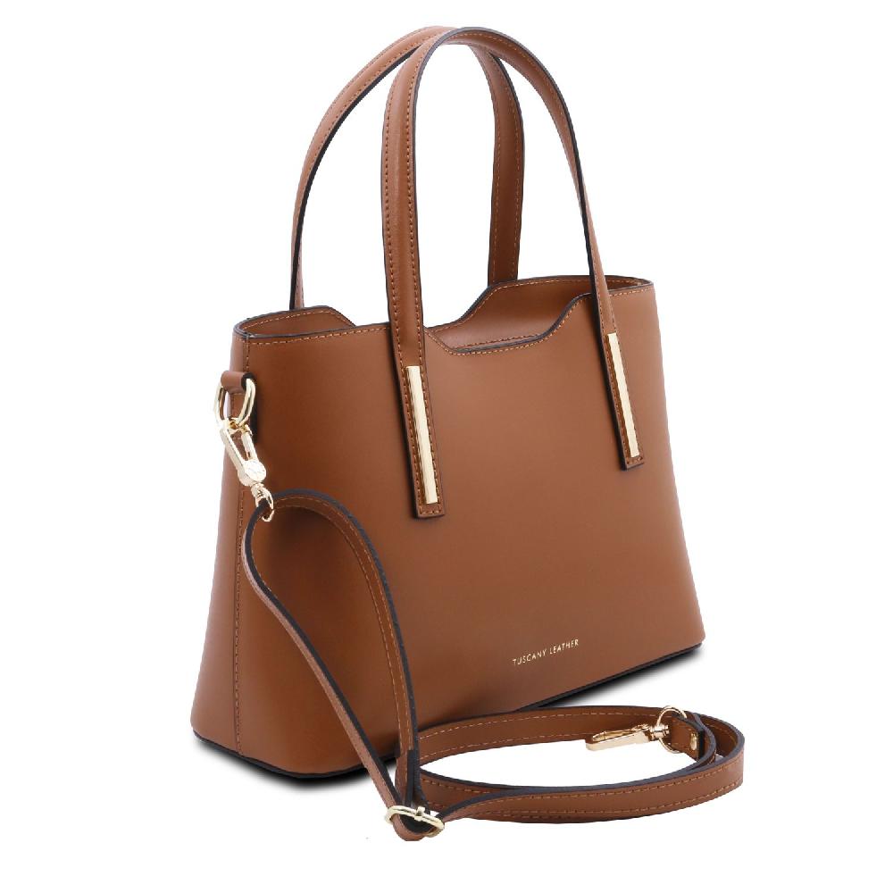 Tuscany Leather Borsa a Mano in Pelle - Misura Piccola Negozio
