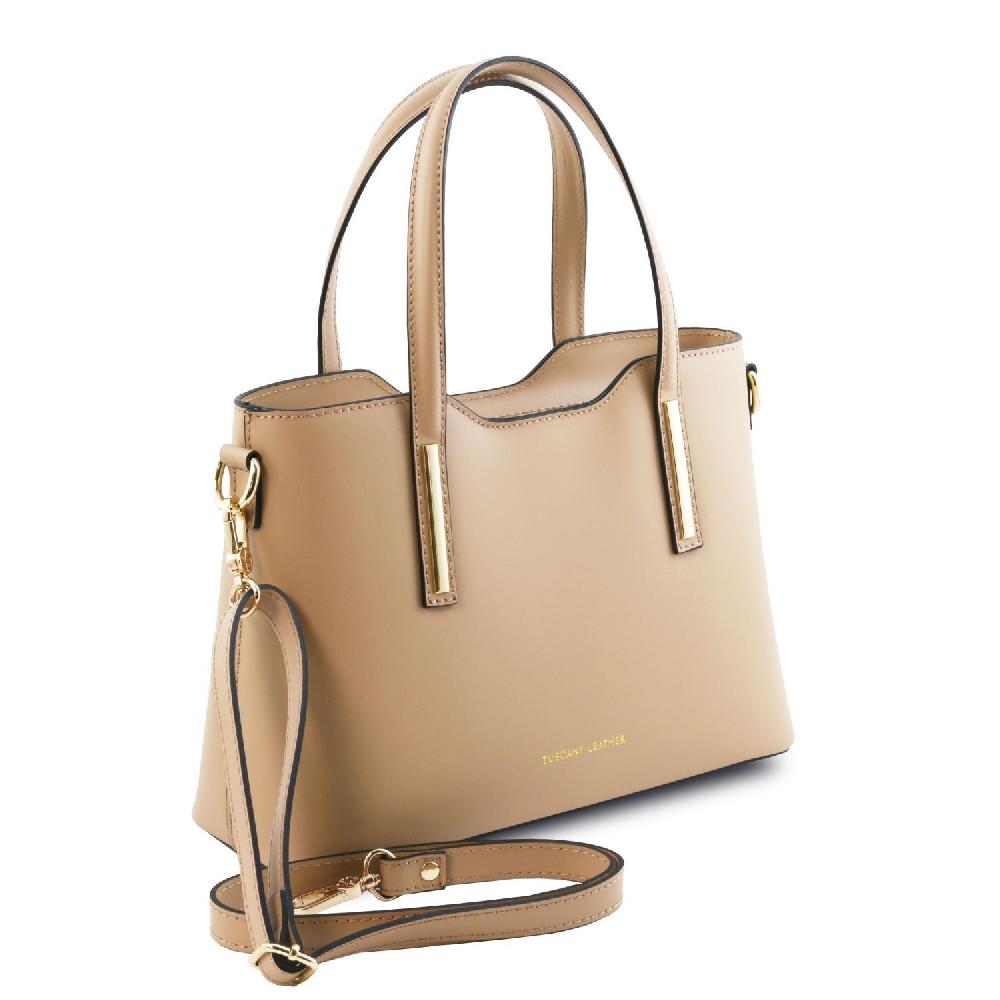 Tuscany Leather Borsa a Mano in Pelle - Misura Piccola In Saldo