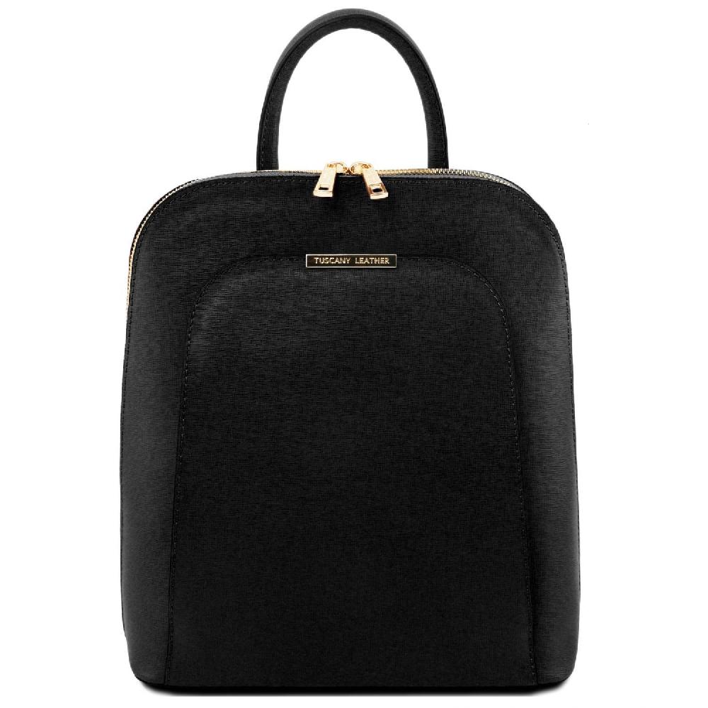 Tuscany Leather Zaino da Donna in Pelle Saffiano Pezzi Unici