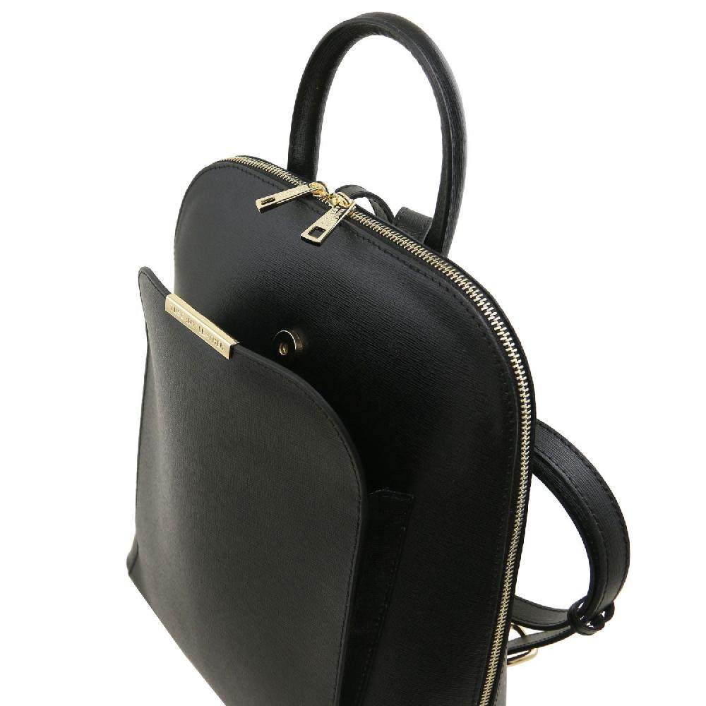 Tuscany Leather Zaino da Donna in Pelle Saffiano Pezzi Unici