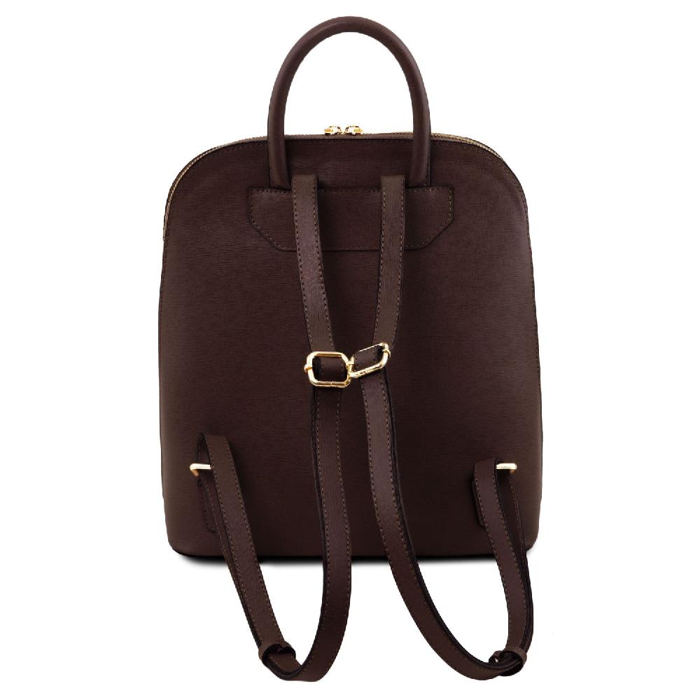Tuscany Leather Zaino da Donna in Pelle Saffiano Soddisfazione Garantita
