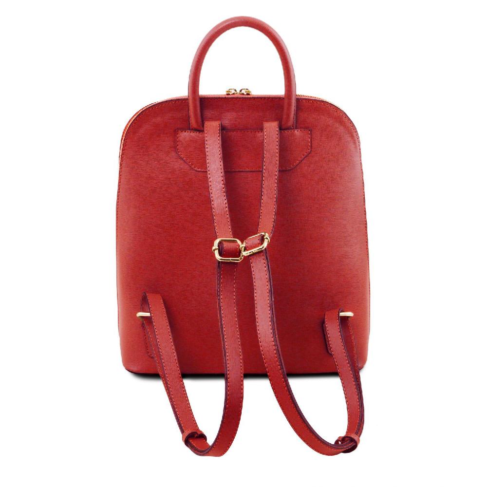 Tuscany Leather Zaino da Donna in Pelle Saffiano Negozi Online