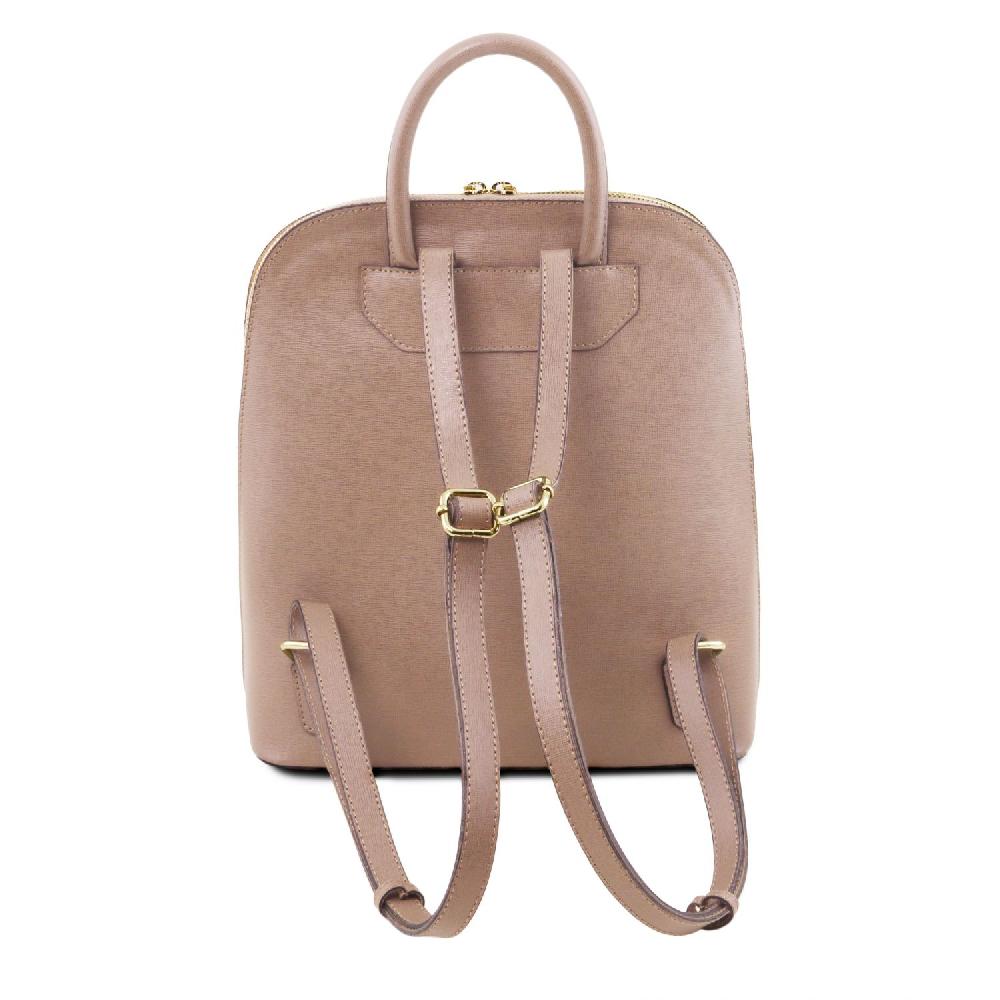 Tuscany Leather Zaino da Donna in Pelle Saffiano Pezzi Unici