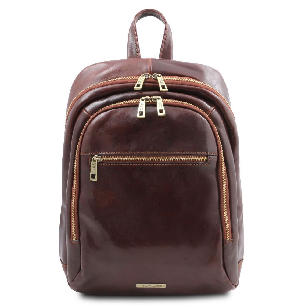 Tuscany Leather Zaino in Pelle 2 Scomparti Convenienza