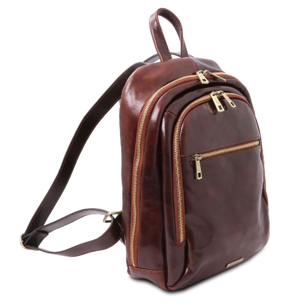 Tuscany Leather Zaino in Pelle 2 Scomparti Convenienza