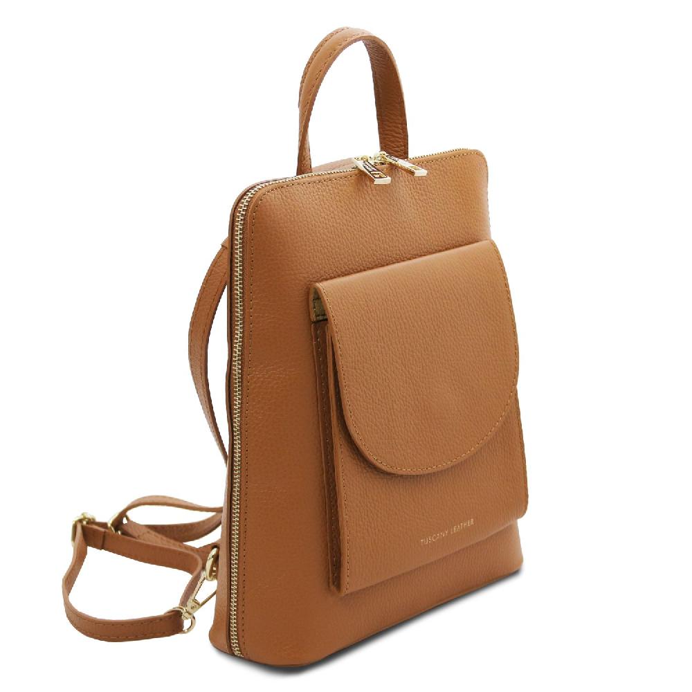 Tuscany Leather Zaino Piccolo da Donna in Pelle Presa