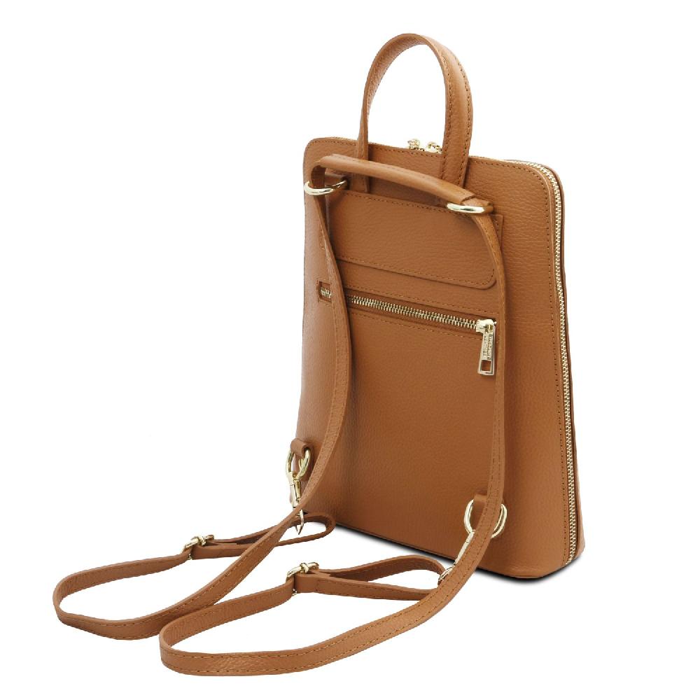 Tuscany Leather Zaino Piccolo da Donna in Pelle Presa