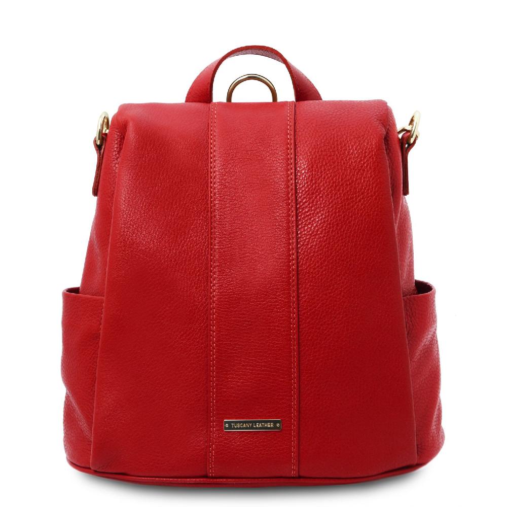Tuscany Leather Zaino da Donna in Pelle Morbida Nuova