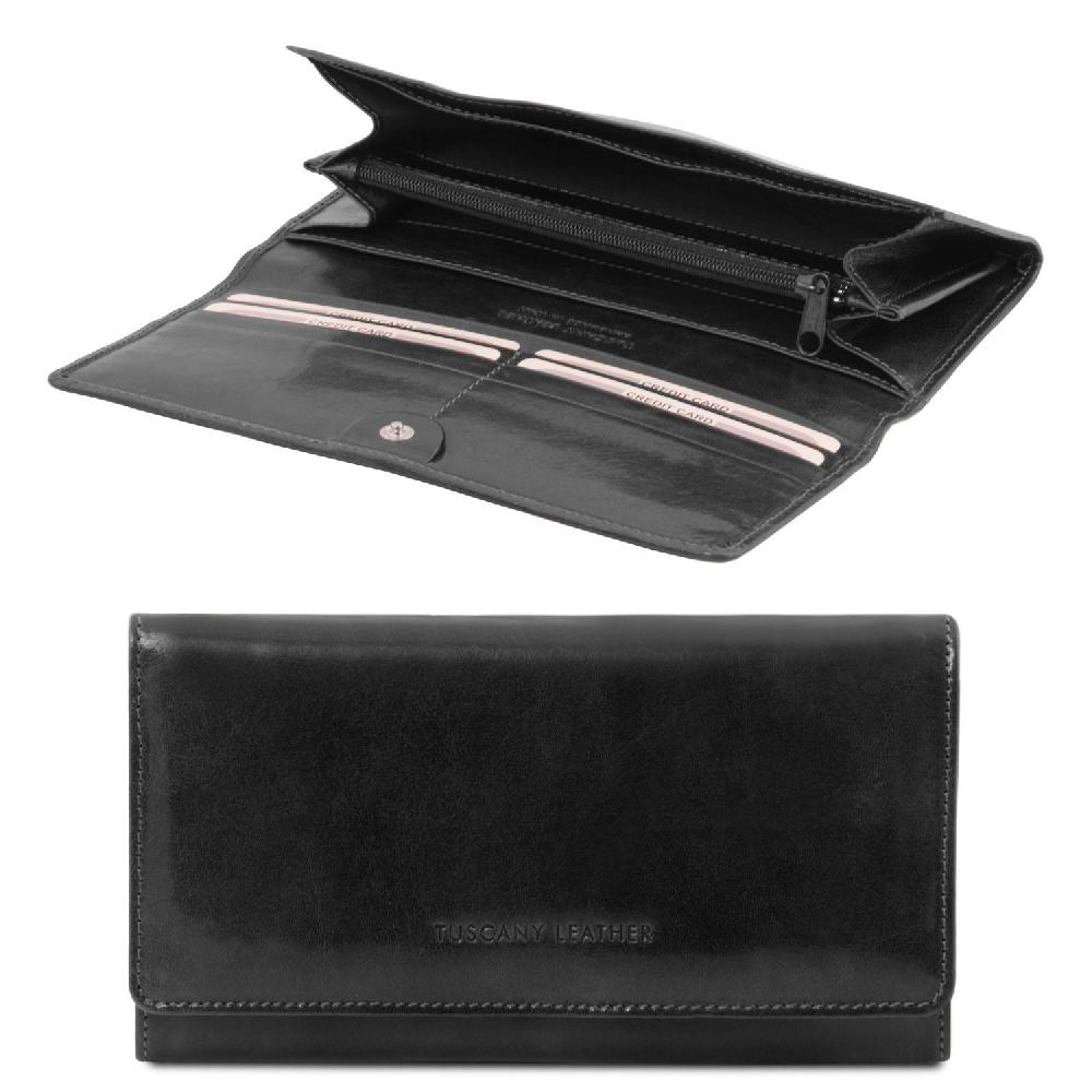 Tuscany Leather Esclusivo Portafoglio da Donna in Pelle Convenienza