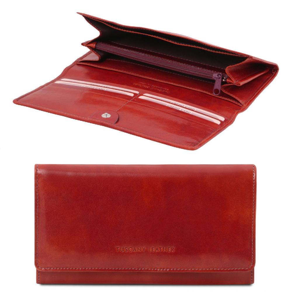 Tuscany Leather Esclusivo Portafoglio da Donna in Pelle Sconto