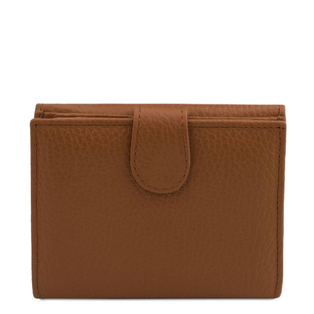 Tuscany Leather Esclusivo Portafoglio da Donna 3 Ante con Portaspiccioli in Pelle Economico