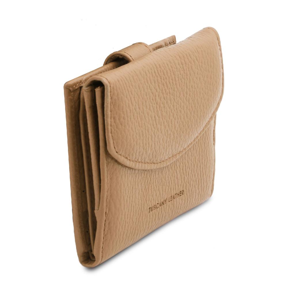 Tuscany Leather Esclusivo Portafoglio da Donna 3 Ante con Portaspiccioli in Pelle Online