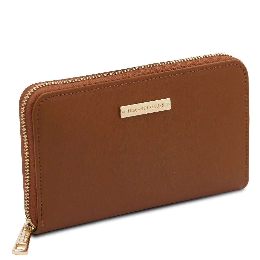 Tuscany Leather Esclusivo Portafogli in Pelle zip Around Offerte