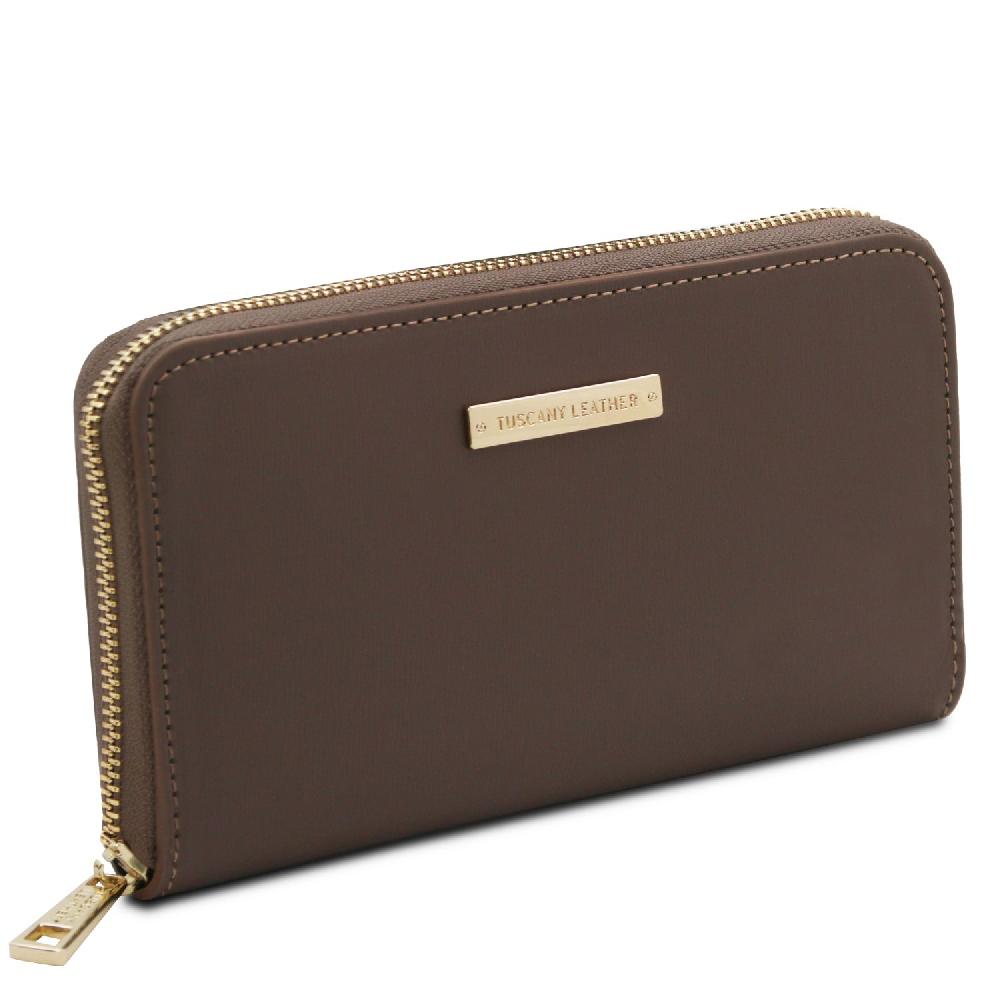 Tuscany Leather Esclusivo Portafogli in Pelle zip Around Hotsell