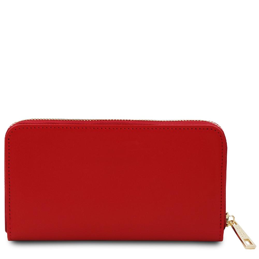 Tuscany Leather Esclusivo Portafogli in Pelle zip Around Vendita Economica