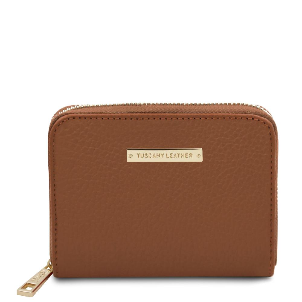 Tuscany Leather Esclusivo Portafogli in Pelle zip Around I Più Venduti