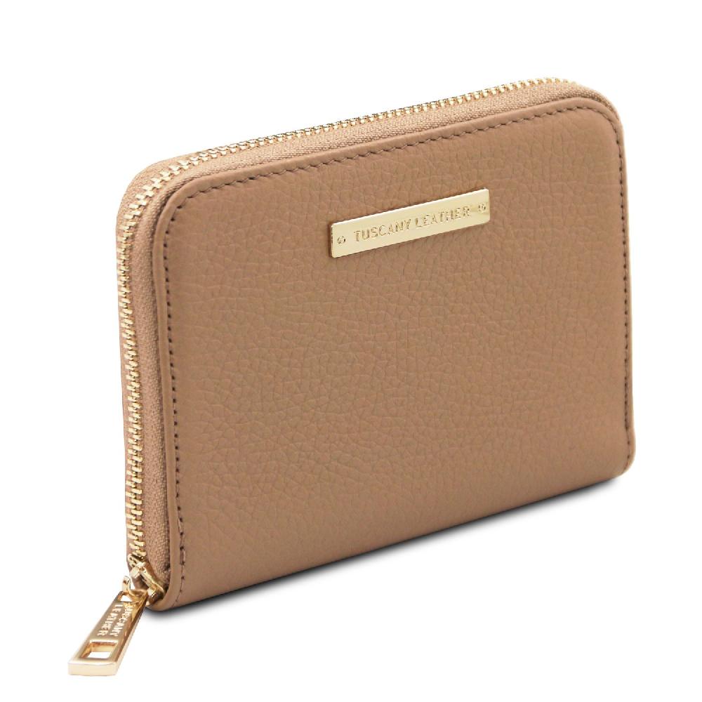 Tuscany Leather Esclusivo Portafogli in Pelle zip Around Negozio