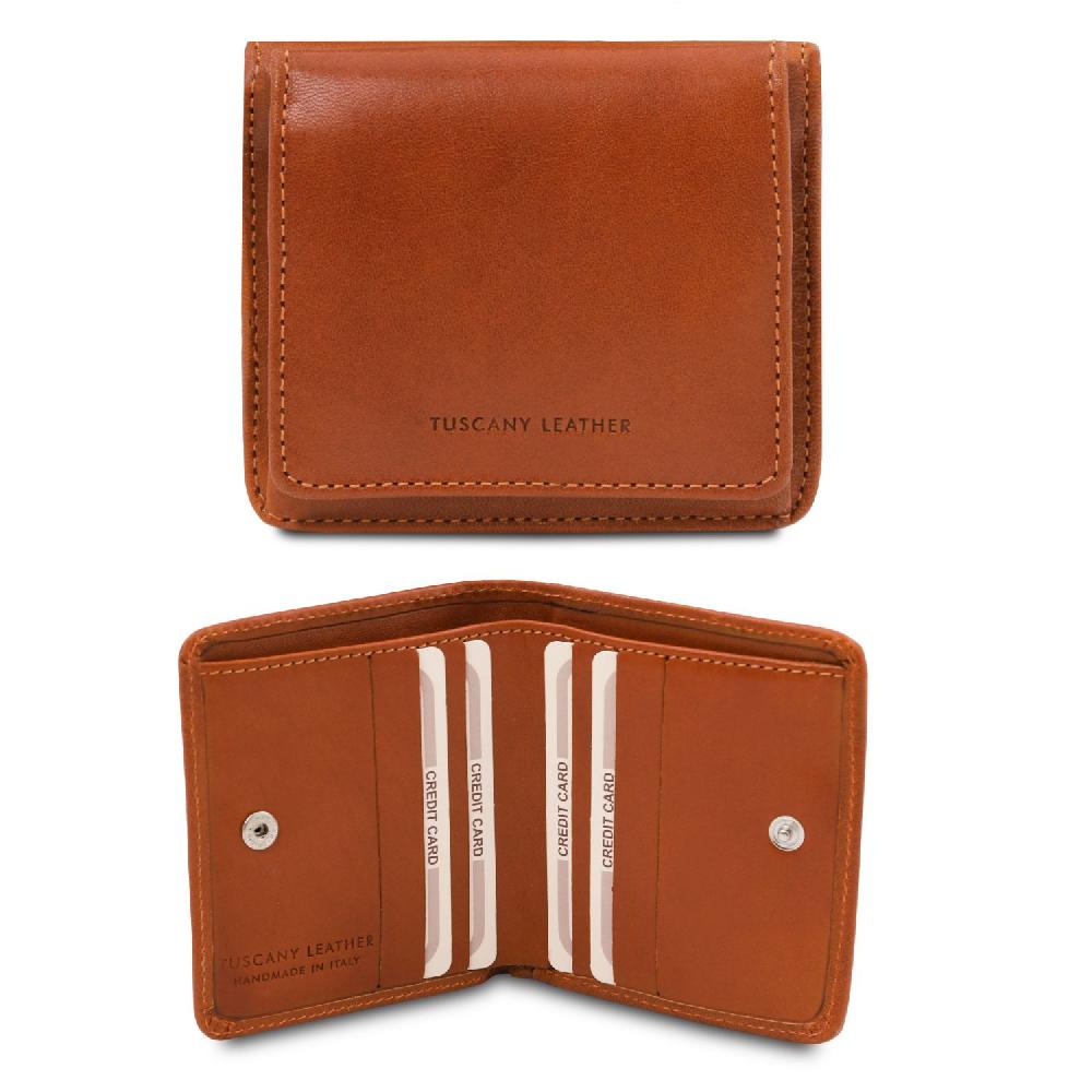 Tuscany Leather Esclusivo Portafogli in Pelle con Portamonete 2025