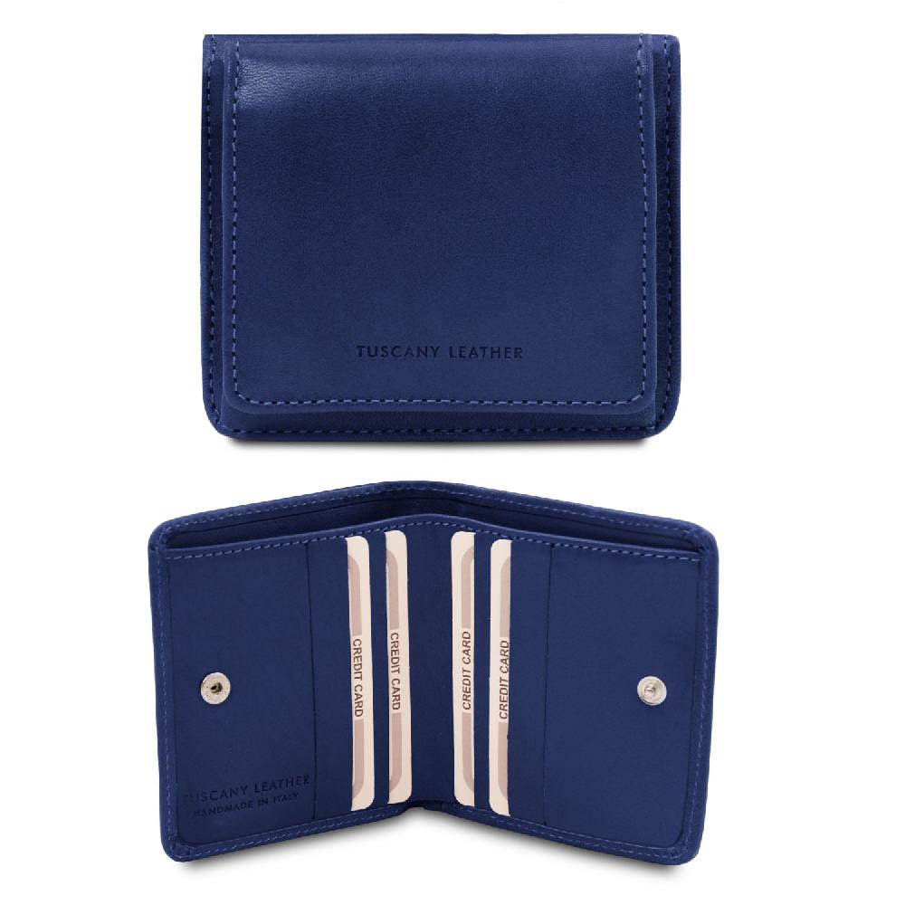 Tuscany Leather Esclusivo Portafogli in Pelle con Portamonete Italy